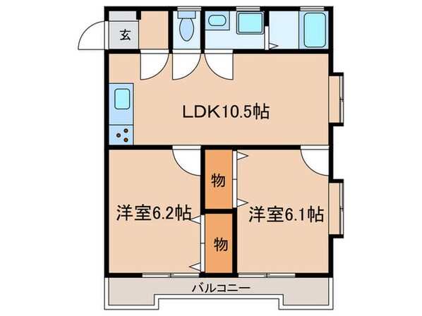 Nビルの物件間取画像